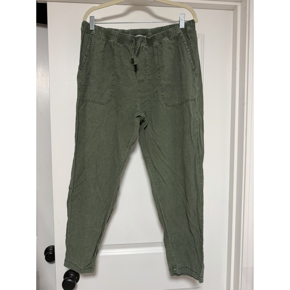 Splendid Collection linen-blend utility pants or joggers in size XL